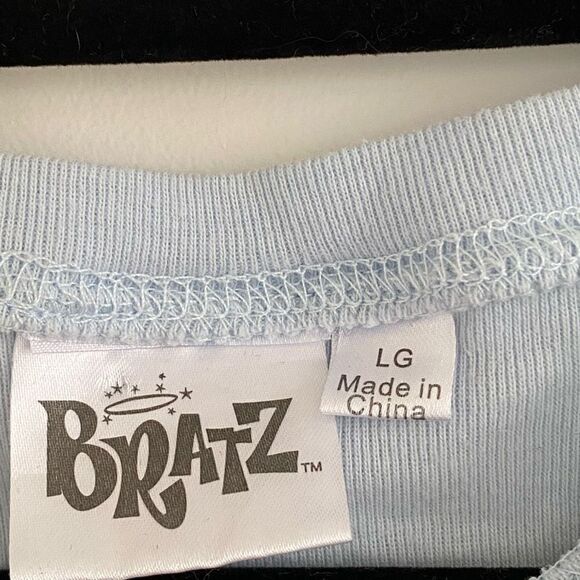 Y2K Bratz Light Blue Graphic Long Sleeve - Picture 4 of 5